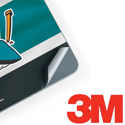 NHL San Jose Sharks Jersey Galaxy Book 12in Skin